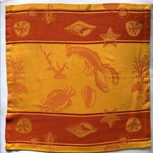 Williams Sonoma Shellfish Jacquard Napkins 8